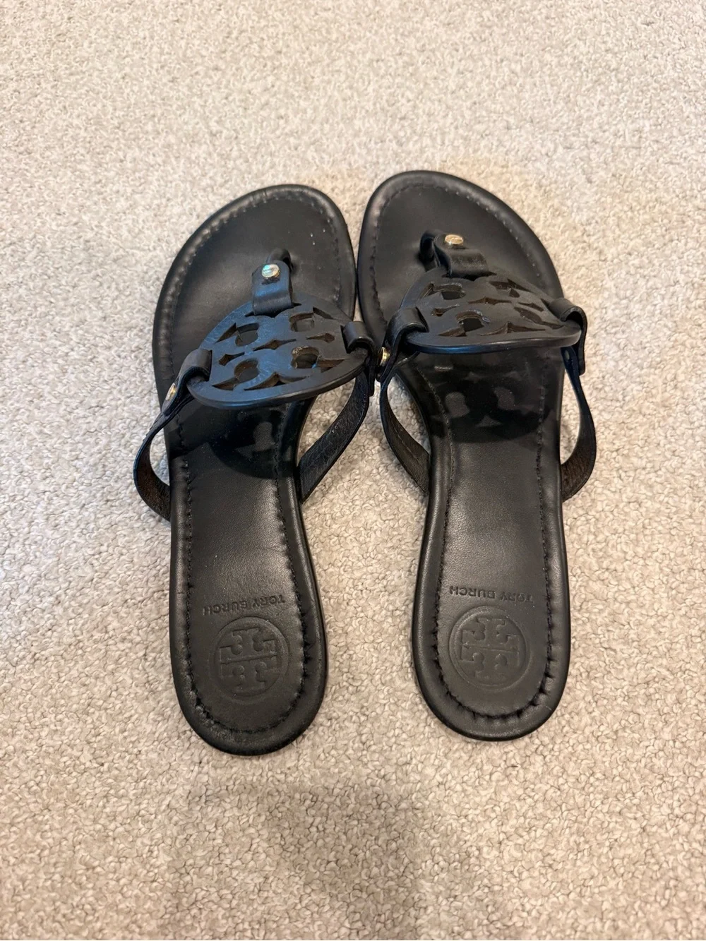 Tory Burch Miller Sandal black size 9
